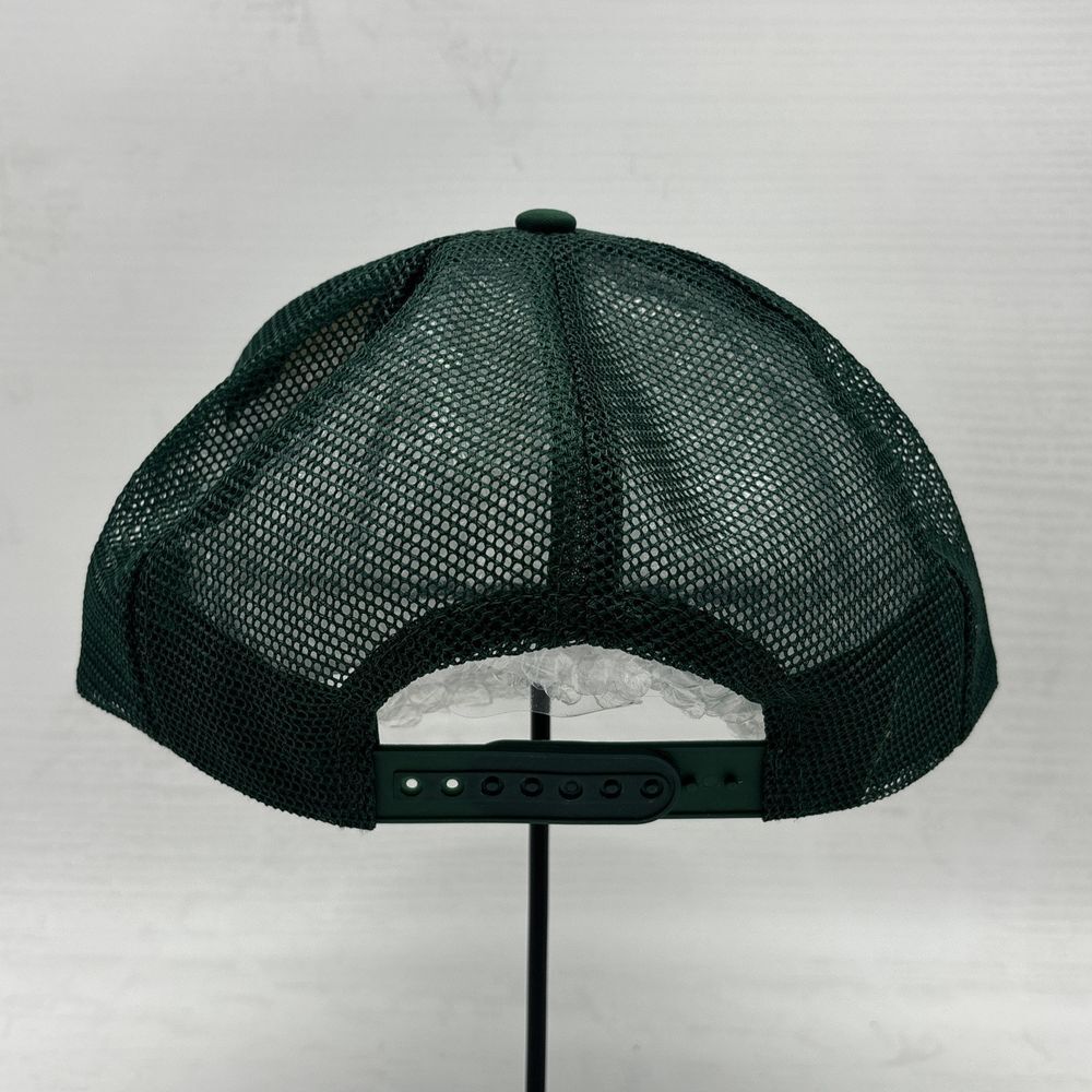 Vintage Green Trucker Hat Tourist Snap Back Mesh Rope Branson Missouri Eagle - Picture 3 of 12